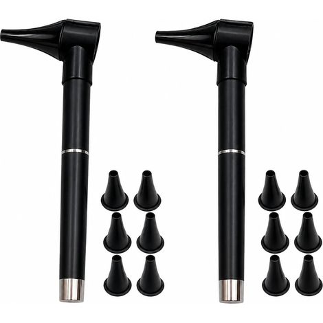 Otoscope de diagnostic, stylo lumineux, miroir pour l'examen des oreilles et les soins des oreilles (1/5)