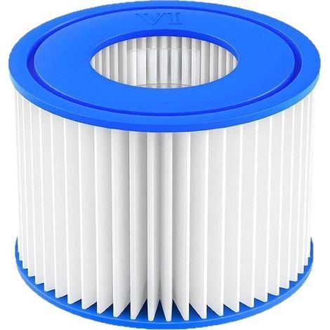 Pool cleaning filter cartridges, suitable for BESTWAY VI and Lay-z-spa, high temperature resistant, suitable for VI type hot tub filter cartridges, 2-pack. (1/5)