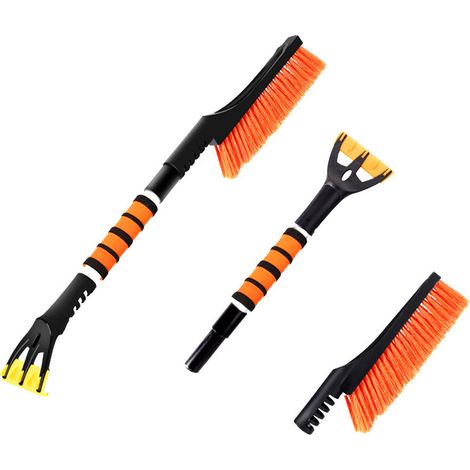 Outils de déneigement-outils de déneigement brosse à neige détachable 64 cm