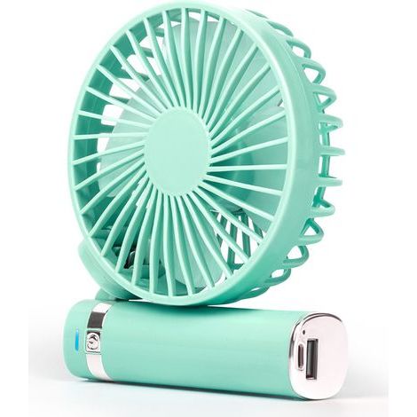 Mini ventilateur portable de table, refroidisseur d'air USB pour bureau et chambre à coucher, 3 vitesses. (1/5)