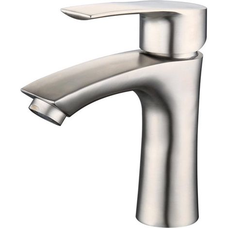 Robinet de lavabo acier inoxydable – Hauteur 19 cm – Modèle 8526 – Style contemporain