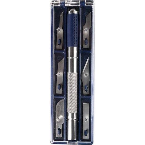 Coltello da modellismo + 6 lame intercambiabili