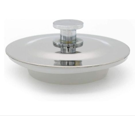 Bouchon de baignoire universel, bouchon d'évier de cuisine 42-45 mm, bouchon de baignoire en acier inoxydable, bouchon d'évier de salle de bain facile à saisir, bouchon de remplacement (1/5)