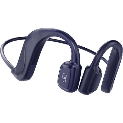 Casque à conduction aérienne, écouteurs sans fil multifonctions pour sport, course, vélo, bleu (1/5)