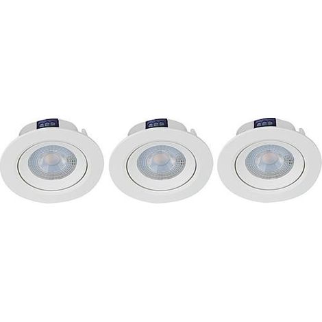 Spots - 5W 360lm 2700K 38° Ø90mm -intensité variable- blanc UE 3