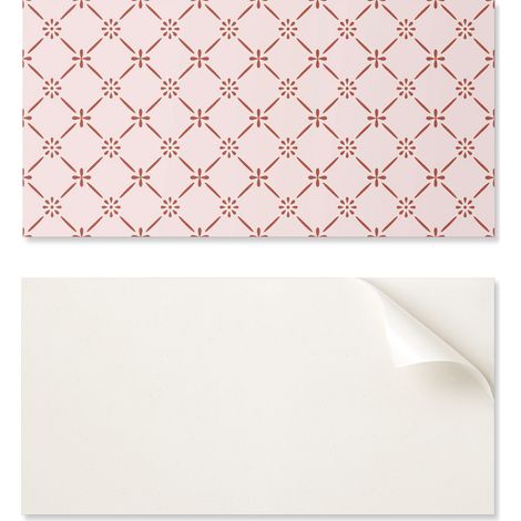 Panel de vinilo autoadhesivo con estampado para sal贸n, 100x50 cm. Elegante estampado floral.