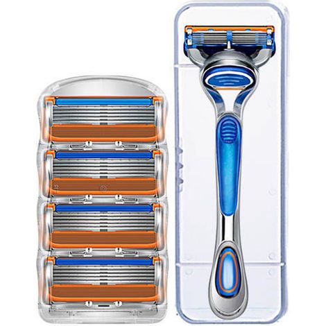 Maquinilla De Afeitar - Cuchillas Afiladas Para Afeitado Suave Y Preciso - Uso Facial Y Corporal - 1 Unidad (1/5)