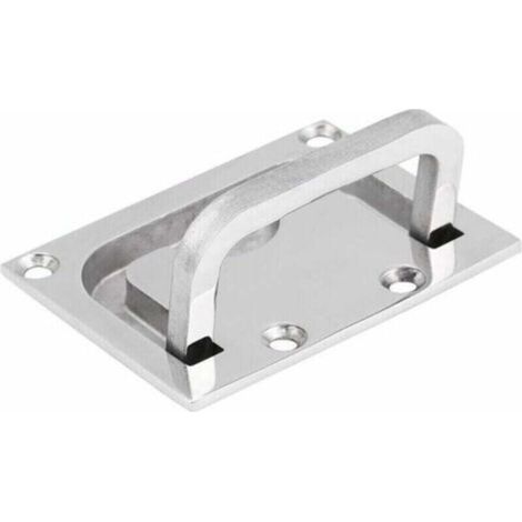 Boucle de plancher en acier inoxydable 316, boucle de pont marine, poignée de trappe, poignée de RV (7657mm) (1/4)