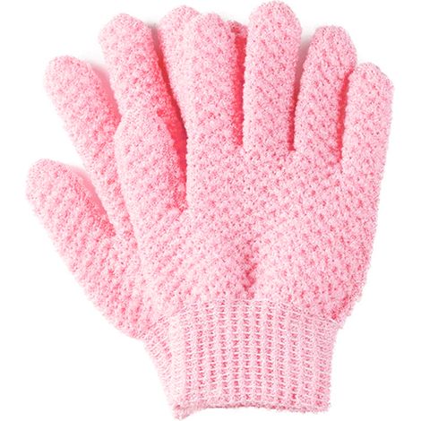 Gants Exfoliants, de Bain pour la Douche, Lavage Gommage le Corps et Visage, Adultes Enfants (lot 2). (1/5)