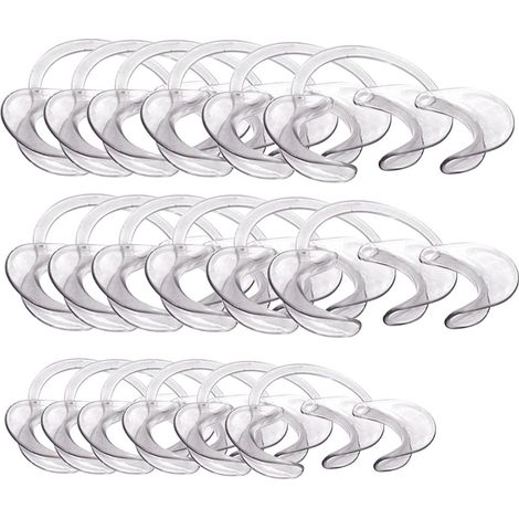 Ecarteur Buccal - Plastique Médical Flexible - Pour Jeux Parle et Regarde Ta Bouche - 6 Enfants + 12 Adultes - Lot de 18 (1/5)