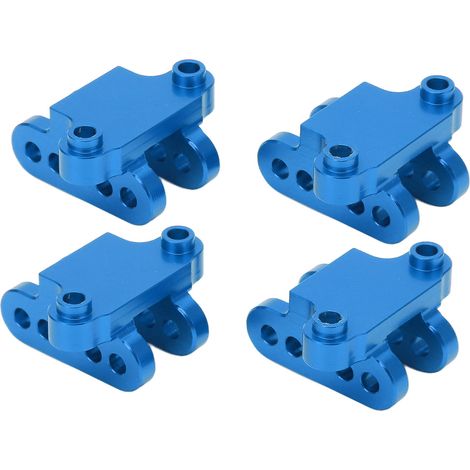 2 supports d'amortisseur inférieurs avant/arrière en aluminium pour essieu LOSI 1/8 LMT SOLID AXLE Monster Truck, bleu (1/5)