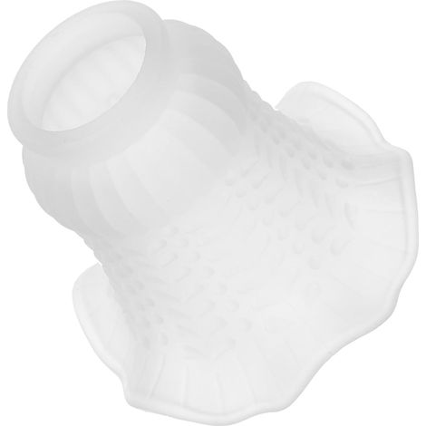 Abat jour en verre blanc Unomor facile à utiliser et à (1/5)