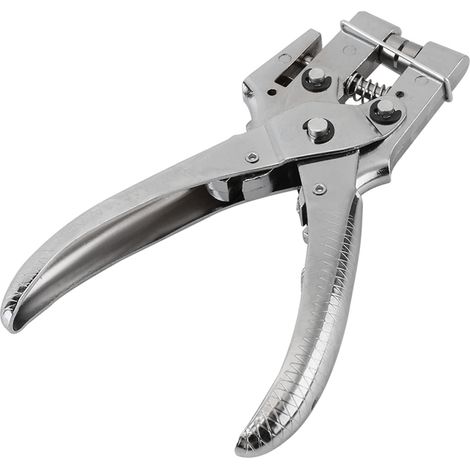 Pince à riveter pour trous de ceinture, outil de pose d'œillets avec 100 œillets creux faciles à presser (1/5)