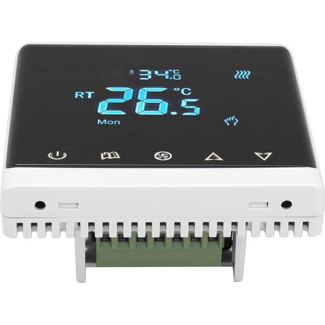 Intelligenter LCD-Thermostat für Gebläsekonvektoren und Klimaanlagen, 220 V Wechselstrom, Wandtemperaturregler für den Wohnbereich (1/5)
