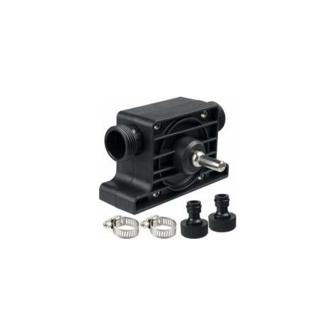 Pompe à Eau et Huile pour Perceuse, Mini Pompe Portable d'entraînement de Perceuse Électrique, Pompe de Vidange Miniature sur Perceuse à Haut Débit pour Aquarium Étang Jardin Domestique - Crezuo (1/4)