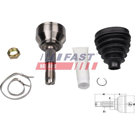 Joint homocinétique externe rapide FT25079K