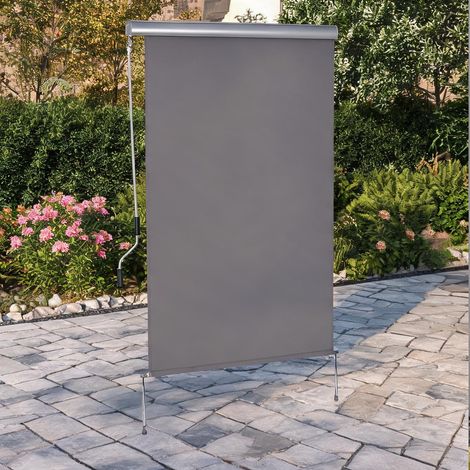 Voile d'ombrage coloris gris en aluminium Polyesterstoff (1/5)