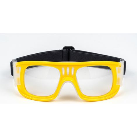 Lunettes de sport avec monture jaune (1/5)