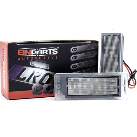 Luces LED para matrícula, 6000 K, blanco frío, 12 V, CANBUS, para Buick, Cadillac, Chevrolet, GMC y Opel. (1/5)