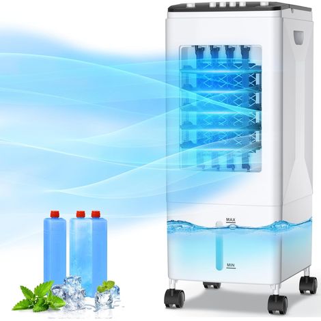 Climatiseur mobile sans évacuation, Rafraîchisseur d'air avec réservoir d'eau 6L (1/5)