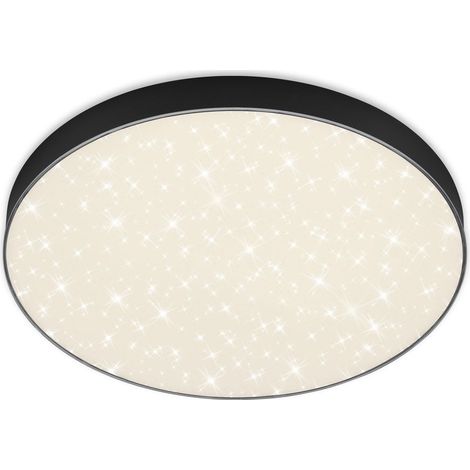 Lampada a sospensione LED IP20 cielo stellato 24,5 W nero metallo-plastica Briloner (1/5)