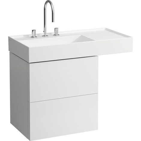 LAUFEN KARTELL Waschtischunterbau, 2 Schubladen, 580x450x600mm, (1/5)