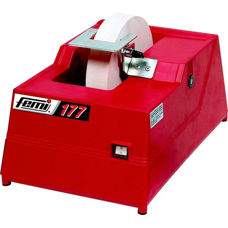 Femi – Touret à meuler 150W – Meule Ø200 mm en corindon blanc – Moteur à induction silencieux – Aiguisage professionnel (1/2)