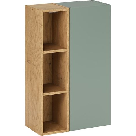 Armoire murale 3 niches Oria Vert mat (1/4)