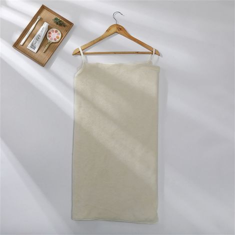 Peignoir Serviette Portatif - En Velours De Corail - Absorbant - Séchage Rapide - Pour Bain Spa Plage - Taille Plus - 1 Pièce (1/3)