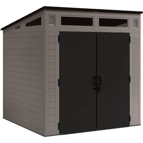 SUNCAST Abri de jardin polyéthylène 25mm Modern 4,88m² avec plancher (1/3)