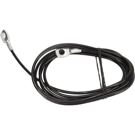 Cable De Poulie De Fitness - 5 Mm Diametre - 3 M Ou 4 M - Charge Max 100 Kg - Pour Systeme De Poulies - 1 Unite (1/5)