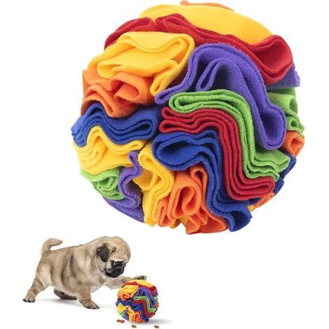 Schnüffelmatte mit Ball für Hunde, Trainingsspielmatte für Hunde, interaktives Hundespielzeug, Puzzle-Schnüffelmatte, Schnüffelmatte zur Förderung der Futteraufnahme, Stressabbau für kleine und mittel (1/5)