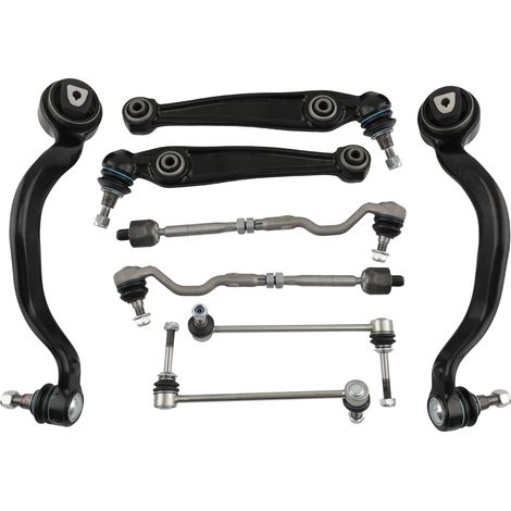 8x Front Bottom Suspension Wishbone Track Control Arms For BMW X5 X6 E70 E71 E72