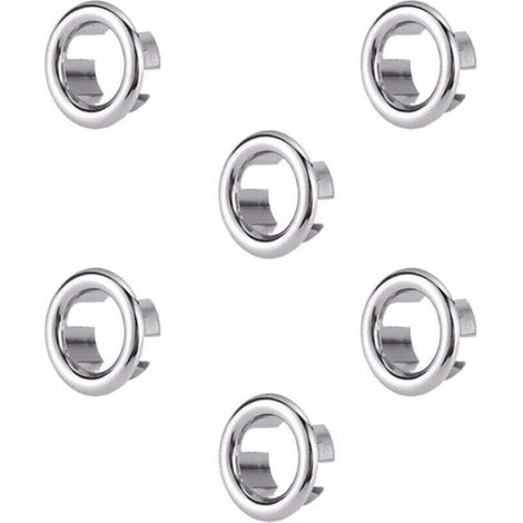 Sink Overflow Rings, 6 Pcs Sink Overflow Rings, Overflow Cover, Sink Overflow Rings, for Bathroom, Kitchen, Sink
