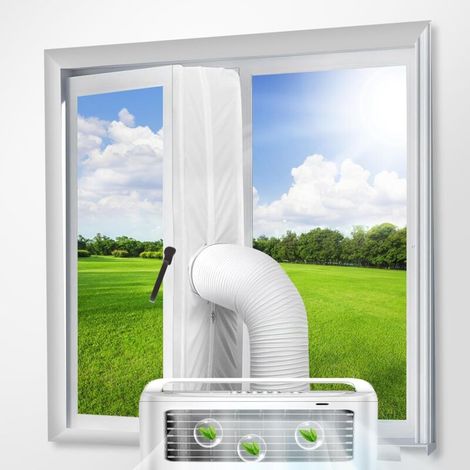royaluxe -Joint de fenêtre pour climatiss mobiles, climatiss, sèche-linge et sèche-linge à évacuation d'air, joint d'étanchéité pour fenêtre de climatisation de fenêtre, fenêtre de toit, fenêtre à (1/5)