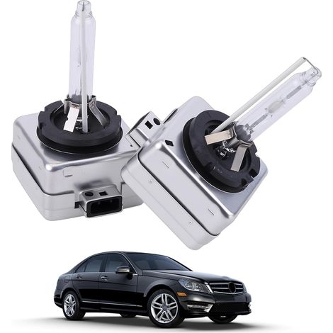 Lampadina allo xeno D1S applicabile da 2 pezzi 6000K 12V 35W Lampadina per fari HID Luce bianca Lampadina per fari anteriori HID per auto Kit di sostituzione HID (1/5)