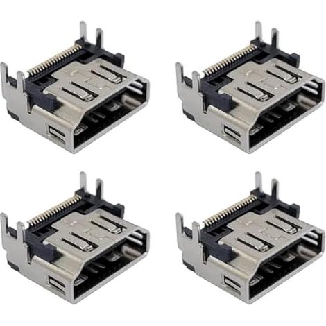 4x Prise HDMI compatible PlayStation 5 - Connecteur de remplacement pour PS5 (1/4)