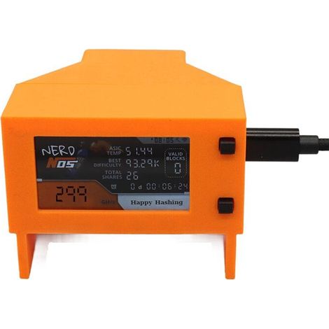 Nerdnos NerdMiner 80-300GH/S Bitcoin solo miner BTC ASIC mineur Wi-Fi crypto-monnaie plug and play (1/5)