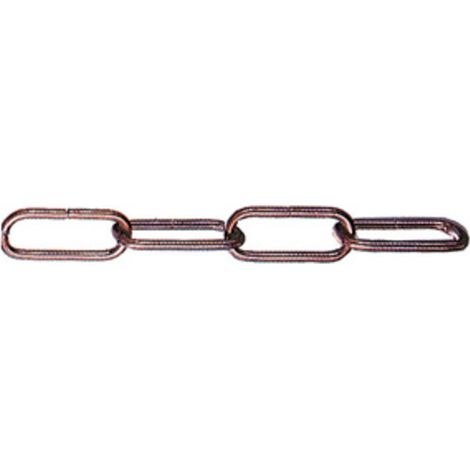 15 x CATENA P/LAMPADARIO FILO TONDO 3,8 MM NICHEL