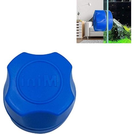 Limpiador de fondo de acuario - Aspiradora para acuario - Mantenimiento de acuarios - Sistema autocebante - Manguera de 150 cm - Azul (1/5)