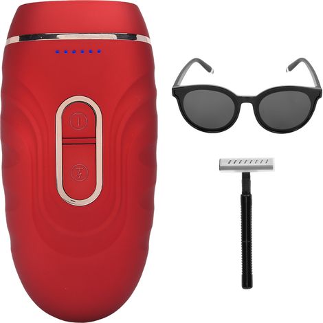 Épilateur à lumière pulsée (IPL) portable 500 000 flashs, pour hommes et femmes, indolore, 110-240 V, prise américaine. (1/5)