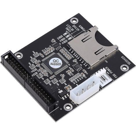 Adaptateur pour carte mémoire SD vers disque dur IDE mâle 40 broches 3,5 pouces (1/4)