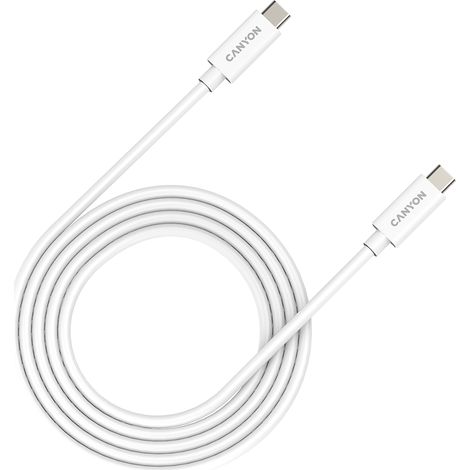 Cavo CANYON UC-42 USB-C a USB-C 240W 20Gbps 4k 2m Bianco (1/2)