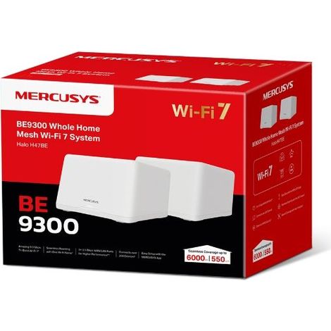 Wifi Link Rango de Transferencia 9214 Mbps MERCUSYS TPM HALO H47B