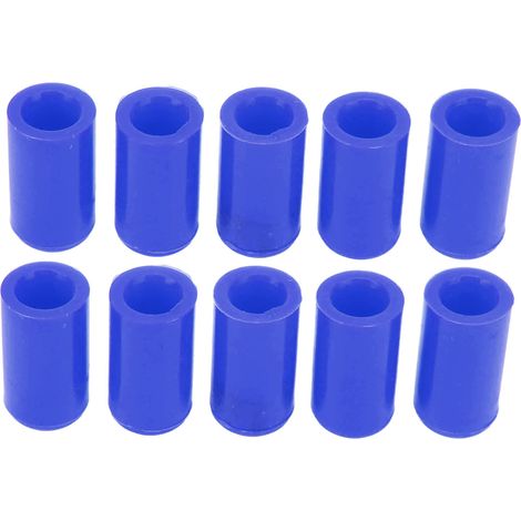 Lot de 10 bouchons de tuyau d'aspiration automobile de 10 mm en silicone étanche, résistant à l'ozone et flexible, bleus (1/5)