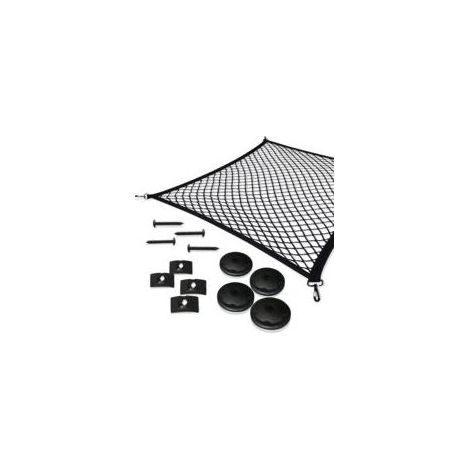 Idéal pour Filet à bagages de voiture 110 x 60 cm – Matière en nylon élastique – Maintient vos affaires et vos animaux de compagnie en toute sécurité – Installation rapide sans perçage (1/2)