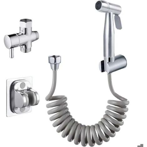 Düsen, tragbarer Toilettensprüher, Edelstahl-Toilettensprühset mit Wasserhahndüse