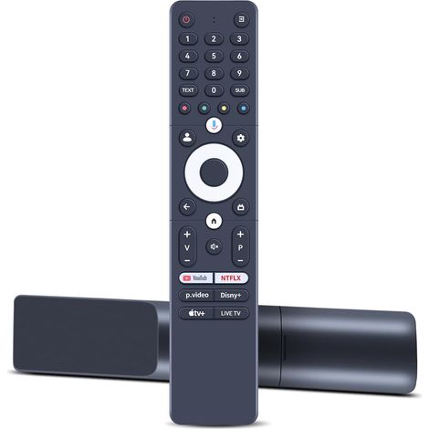 Télécommande vocale compatible avec Thomson OLED Smart Android TV 43QG7C14, 50QG7C14, 55QG7C14, 65QG7C14 75QG7C14 85QG7C14 100QG7C14 43QG5C14 50 QG. 5C14 55QG5C14 65QG5C14 (1/5)