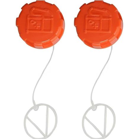 Capuchon Réservoir Étanche pour Souffleur pour echo PAS-225 Capuchon(2pcs)  Compatibilité parfaite pour echo GT-225,HC-152,PAS-225,SRM-225,SHC-225,scellage fiable (1/5)
