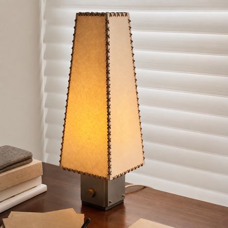 Lampe de Table Rétro Parchemin Lampe de table 160160500H trois couleurs 20 × 20 × 50 cm 3 kg – Livraison gratuite